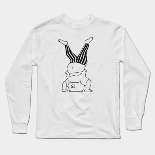 Handstand Bear Long Sleeve T-Shirt